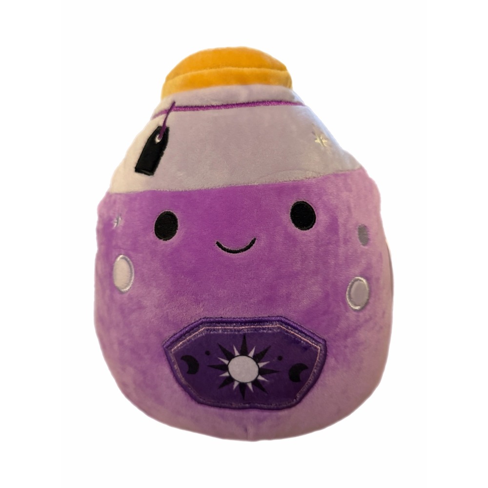 Squishmallows Kensington the Potion Bottle Purple Halloween Plush 8 inch NWT